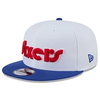 Casquette snapback 9FIFTY Philadelphia 76ers 2024/25 City Edition New Era blanche pour homme