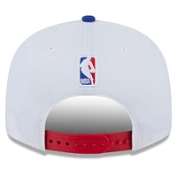 Casquette snapback 9FIFTY Philadelphia 76ers 2024/25 City Edition New Era blanche pour homme