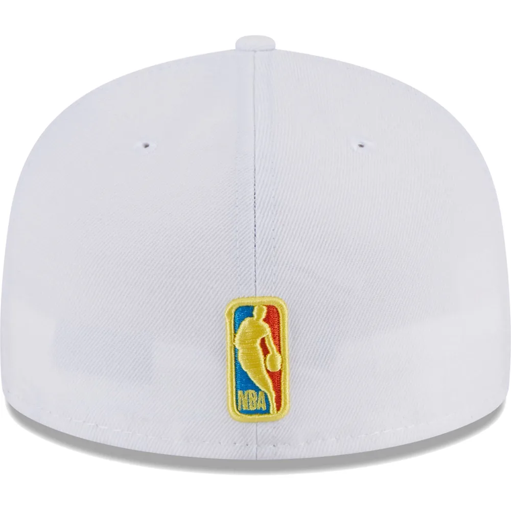 Casquette ajustée 59FIFTY Philadelphia 76ers New Era pour homme, blanche