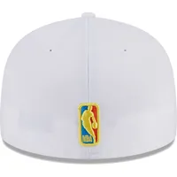 Casquette ajustée 59FIFTY Philadelphia 76ers New Era pour homme, blanche