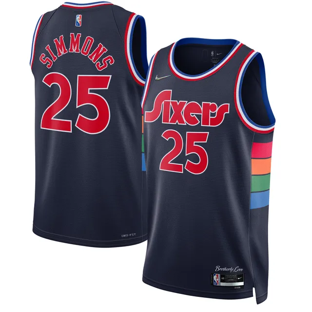 NEW Nike Philadelphia 76ers Men’s NBA City Edition Sixers Spectrum T-Shirt  - Red