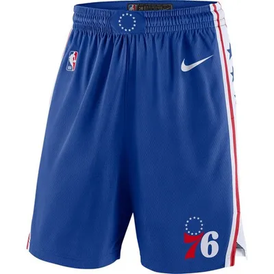 New York Knicks Nike 2019/20 Icon Edition Swingman Shorts - White