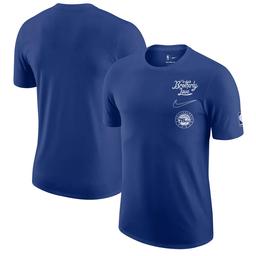 Men's Nike Black Philadelphia 76ers Courtside Established City Max90 Long Sleeve T-Shirt Size: Large