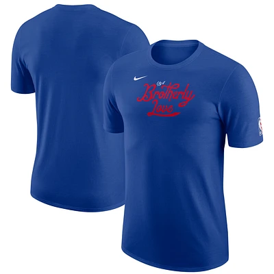 T-shirt d'échauffement essentiel Nike Philadelphia 76ers 2022/23 City Edition pour Homme - Bleu