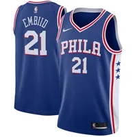 Nike NBA Philadelphia 76ers Joel Embiid Youth Swingman Jersey