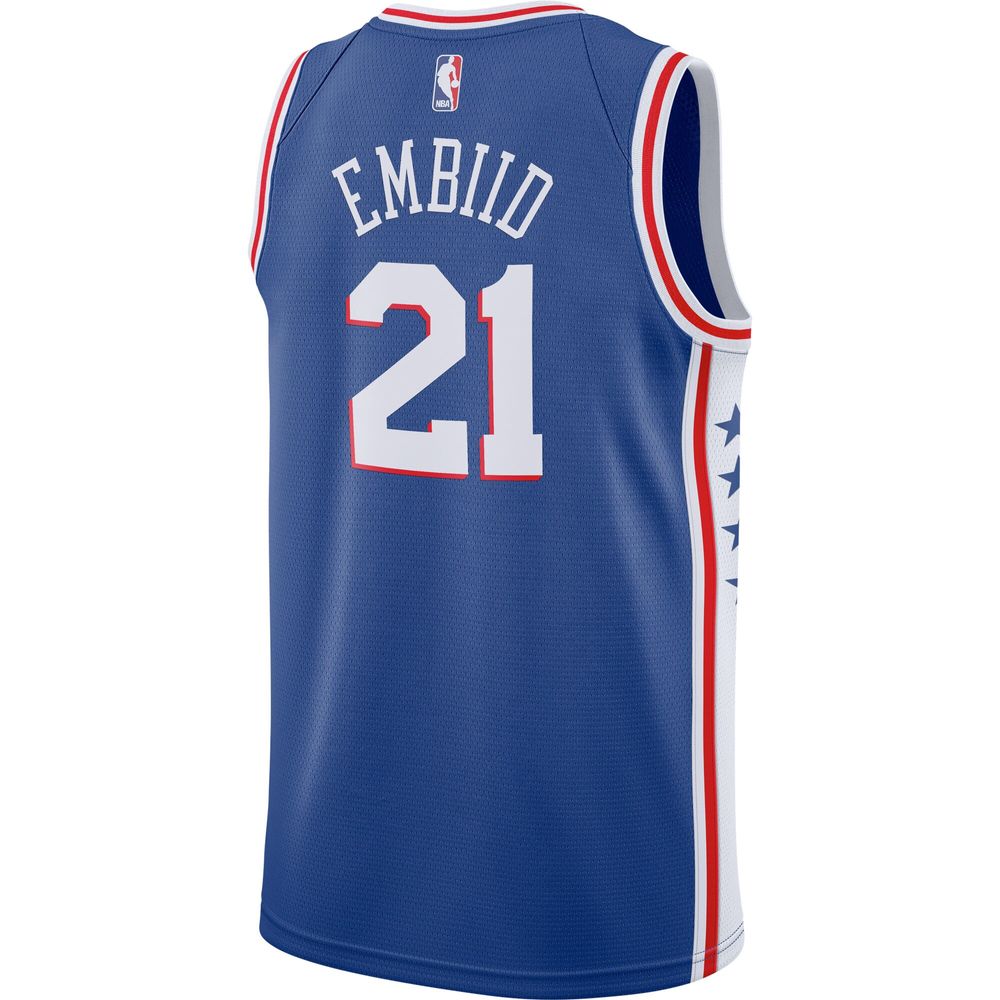 Men's Nike Joel Embiid Royal Philadelphia 76ers Swingman