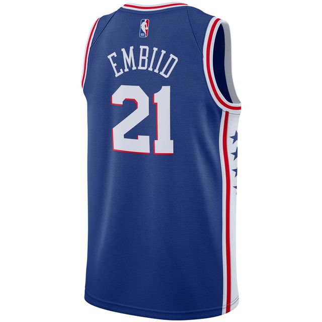 Nike Joel Embiid Royal Philadelphia 76ers Swingman pour homme - Maillot