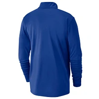 Men's Nike Royal Philadelphia 76ers 2024/25 Courtside Performance Half-Zip Top