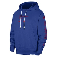 Sweat à capuche Nike Royal Philadelphia 76ers Authentic Performance pour homme