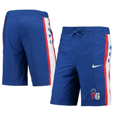 Philadelphia 76ers Nike Courtside Heritage Shorts - Royal