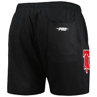 Men's Pro Standard Black Philadelphia 76ers City Scape Mesh Shorts