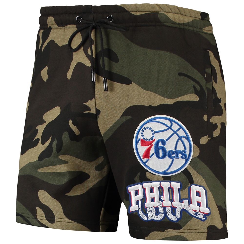 Men's Pro Standard Camo Philadelphia 76ers Team Shorts