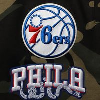 Men's Pro Standard Camo Philadelphia 76ers Team Shorts