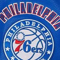 Veste Pro Standard Cream Philadelphia 76ers Retro Classic Varsity entièrement zippée pour hommes