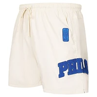 Men's Pro Standard Cream Philadelphia 76ers Triple Tonal Woven Shorts