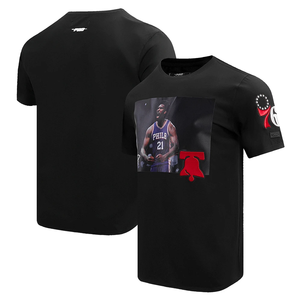 T-shirt noir Pro Standard Joel Embiid pour hommes des Philadelphia 76ers Player Unguardable