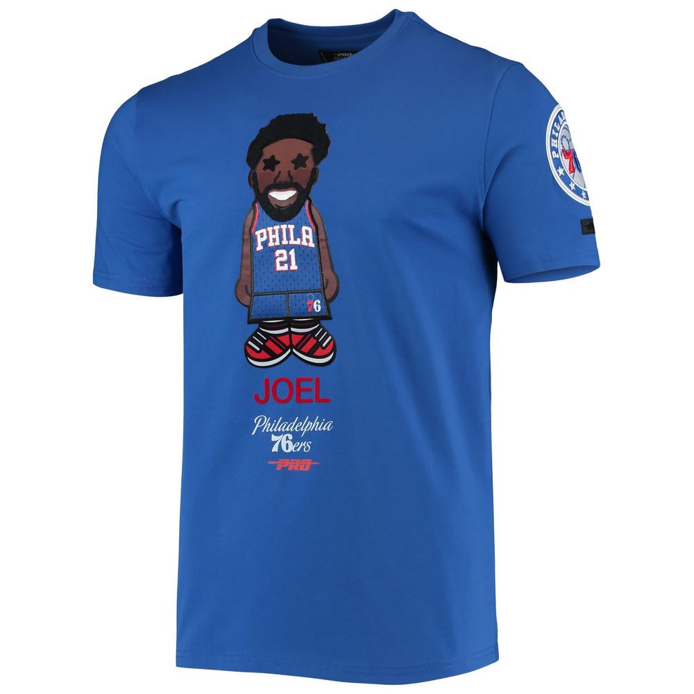 Men's Pro Standard Joel Embiid Royal Philadelphia 76ers Caricature T-Shirt