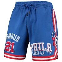 Men's Pro Standard Joel Embiid Royal Philadelphia 76ers Team Player Shorts