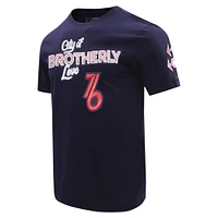 Men's Pro Standard Navy Philadelphia 76ers 2023 City Edition T-Shirt