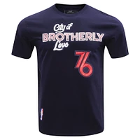 Men's Pro Standard Navy Philadelphia 76ers 2023 City Edition T-Shirt