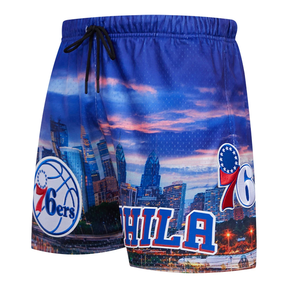 Men's Pro Standard Philadelphia 76ers Cityscape Shorts