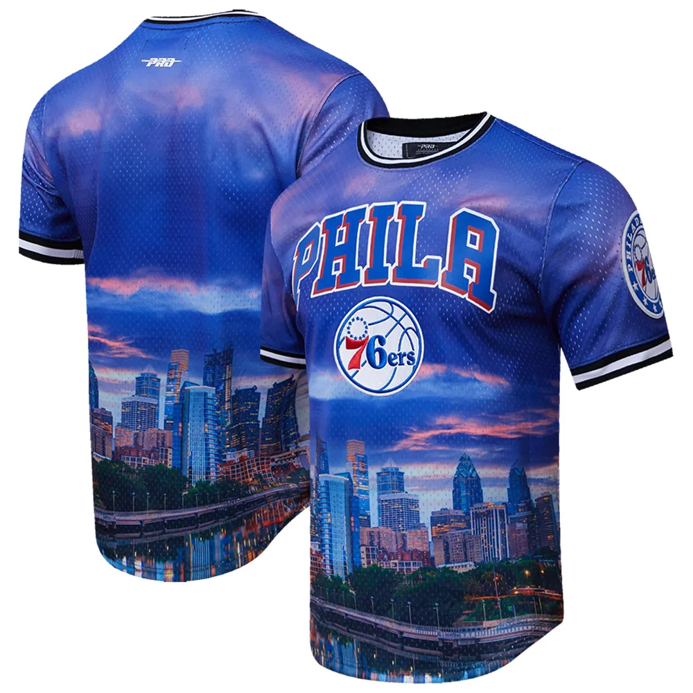 Philadelphia 76ers Pro Standard Cityscape Stacked Logo T-Shirt