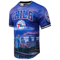 Men's Pro Standard Philadelphia 76ers Cityscape Stacked Logo T-Shirt