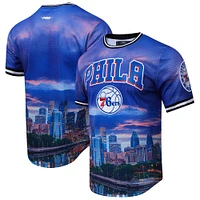 Men's Pro Standard Philadelphia 76ers Cityscape Stacked Logo T-Shirt