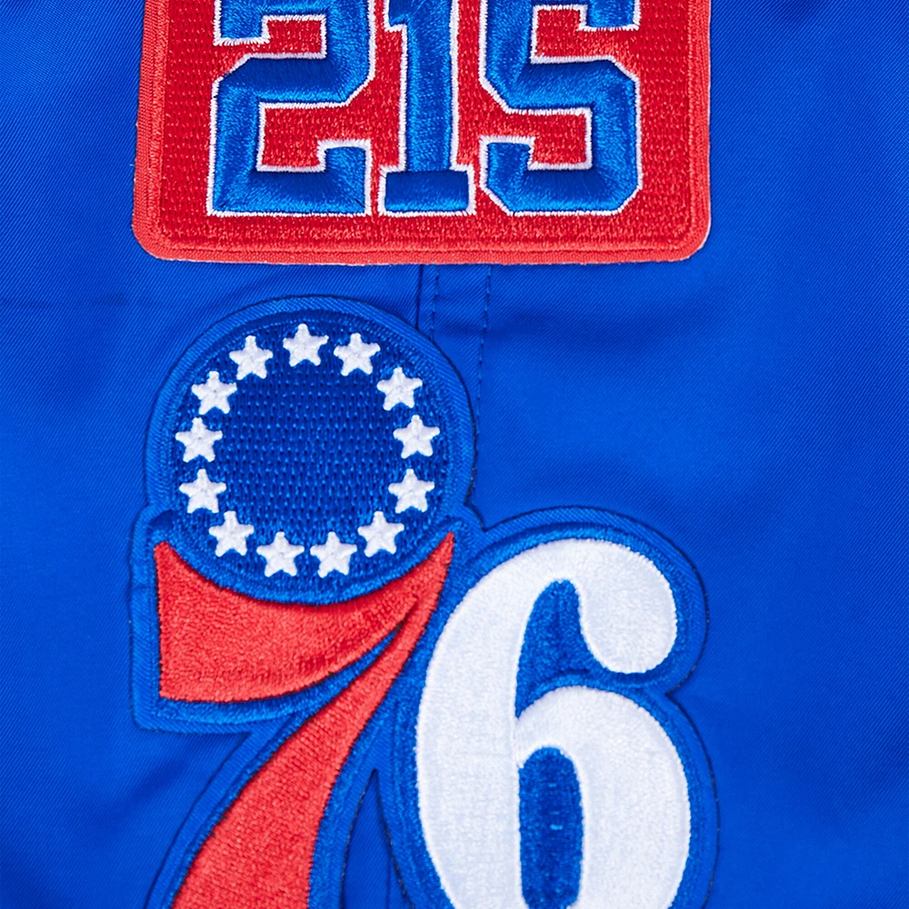 Men's Pro Standard Royal Philadelphia 76ers Area Code Shorts