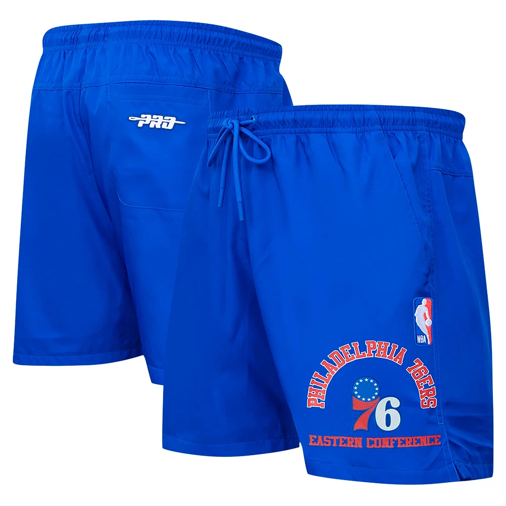 Men's Pro Standard Royal Philadelphia 76ers Area Code Shorts