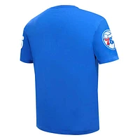 Pro Standard Royal Philadelphia 76ers Classic Chenille pour homme - T-shirt