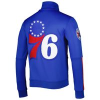 Men's Pro Standard Royal Philadelphia 76ers Hometown Mock Neck Full-Zip Track Jacket