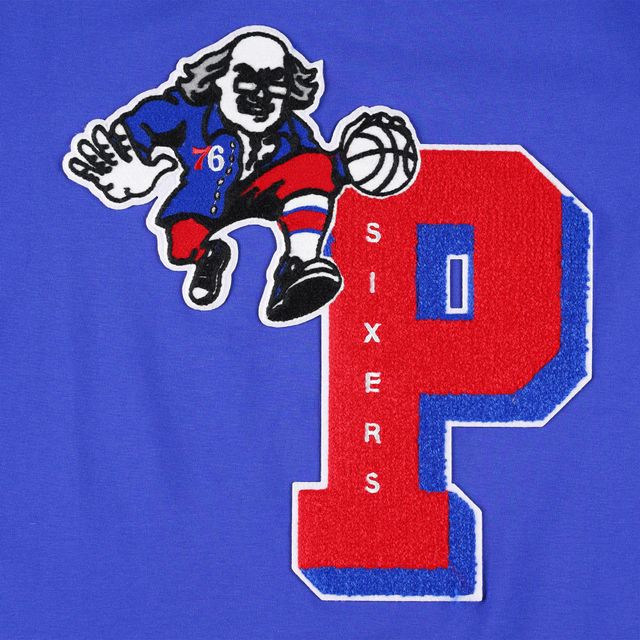 T-shirt Pro Standard Royal Philadelphia 76ers Mash Up Capsule pour homme