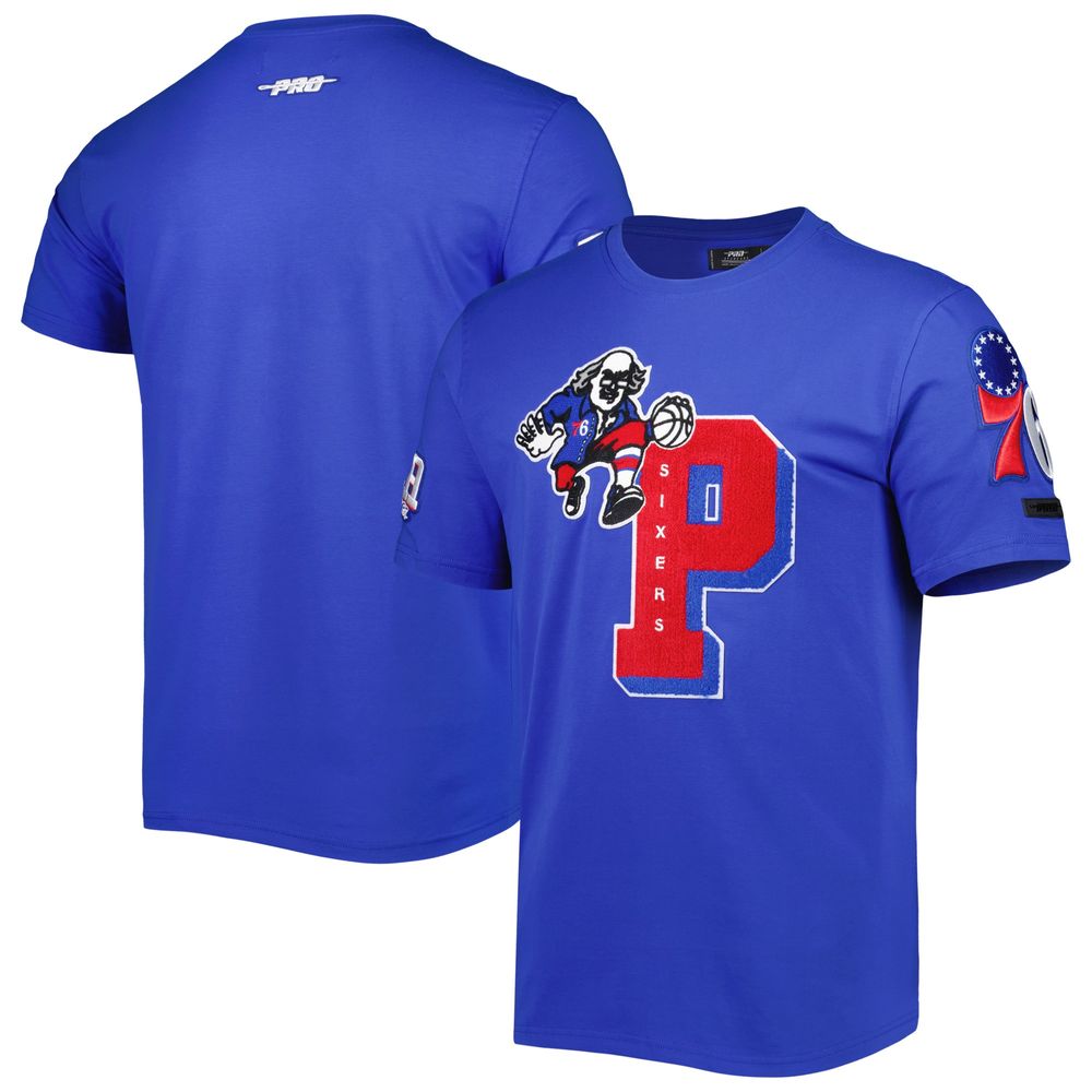 Men's Pro Standard Royal Philadelphia 76ers Mash Up Capsule T-Shirt