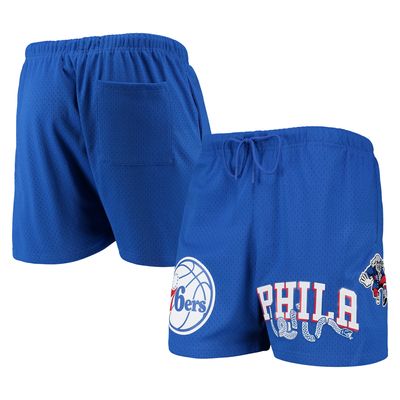 Men's Pro Standard Royal Philadelphia 76ers Mesh Capsule Shorts