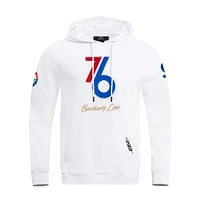 Sweat à capuche pour homme Pro Standard White Philadelphia 76ers City Edition 2024/25