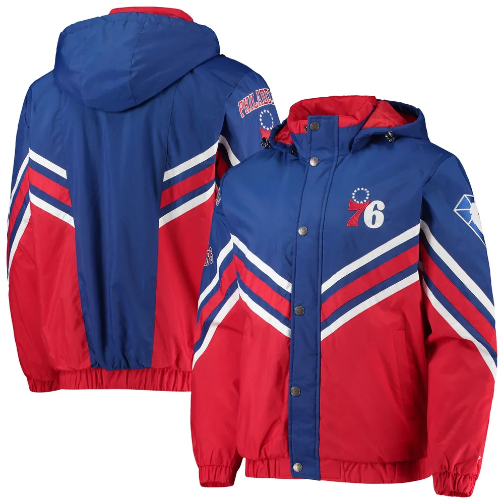 Atlanta Braves Starter The Captain III Full-Zip Varsity Jacket - Royal