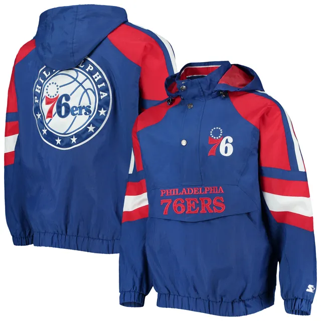 Philadelphia 76ers Pro Standard Retro Classic Varsity Full-Zip Jacket -  Cream