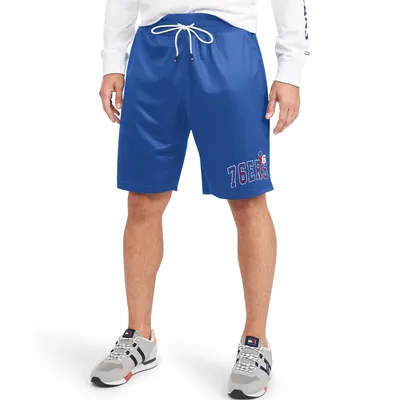 Philadelphia 76ers Tommy Jeans Mike Mesh Basketball Shorts - Royal