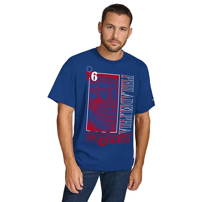 T-shirt Tommy Jeans Royal Philadelphia 76ers Noah Swish pour homme