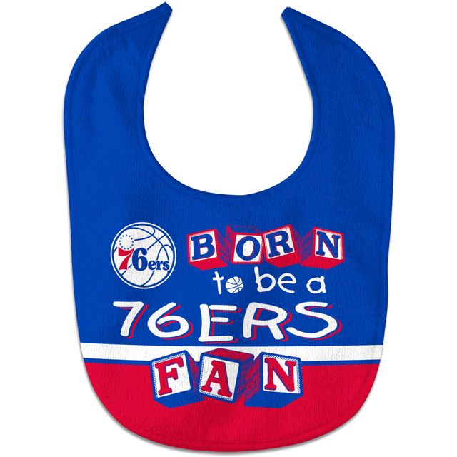 Nouveau-né et nourrisson WinCraft Philadelphia 76ers Born to Be a Fan All-Pro - Bavoir pour bébé