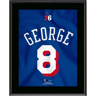Paul George Philadelphia 76ers 10.5" x 13" Jersey Number Sublimated Player Plaque