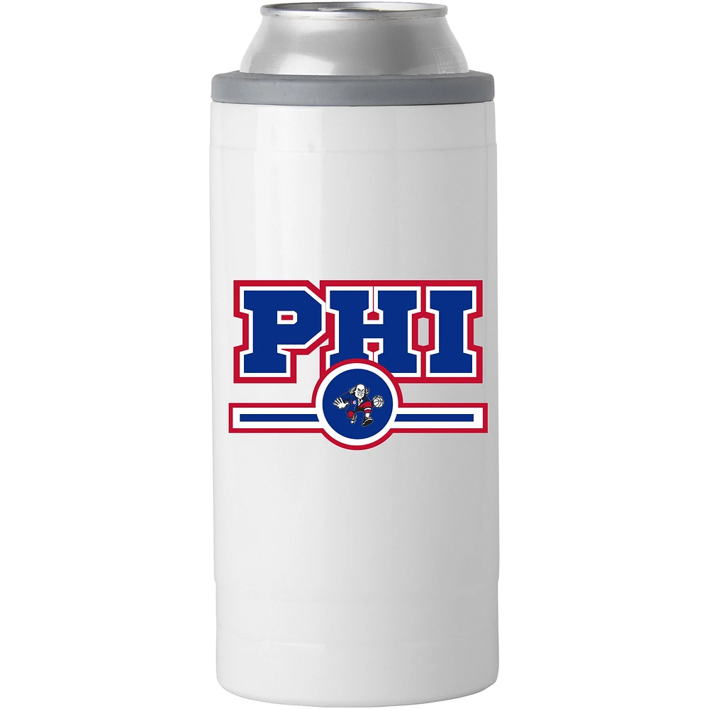 Philadelphie 76ers 12oz. Refroidisseur de canettes mince Letterman