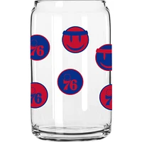 Philadelphie 76ers 16oz. Verre de canette smiley