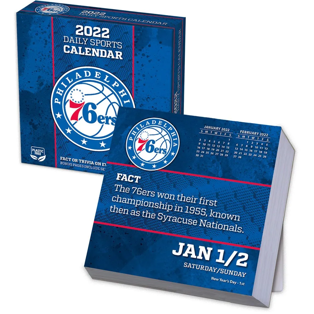 Calendrier de la boîte des 76ers de Philadelphie 2022