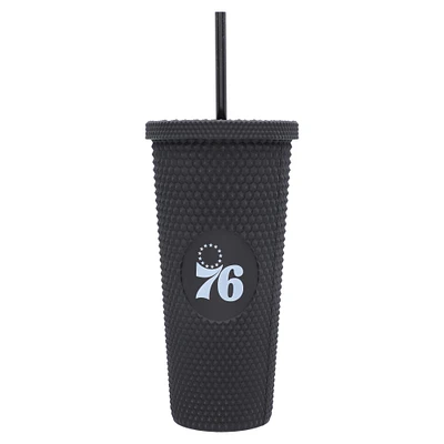 Philadelphia 76ers 24oz. Logo Studded Tumbler