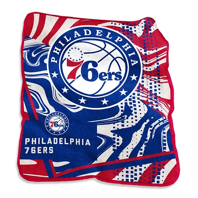 Philadelphia 76ers 50" x 60" Swirl Raschel Throw Blanket