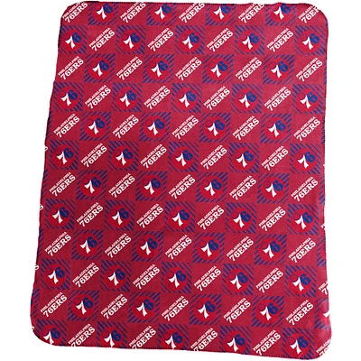 Philadelphia 76ers 60'' x 50'' Repeat Pattern Lightweight Throw Blanket