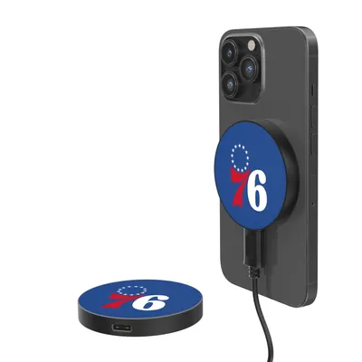 Philadelphia 76ers Solid Design 10-Watt Wireless Magnetic Charger