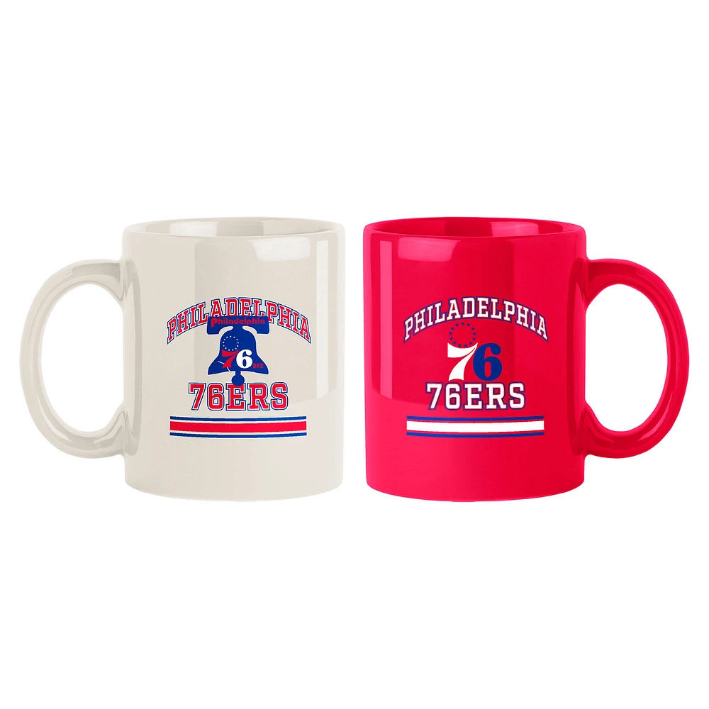 Philadelphia 76ers Two-Pack 15oz. Color Mug Set